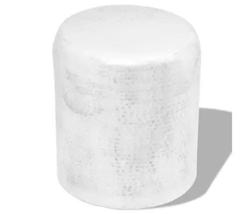 Sepistatud Alumiiniumist Taburet/Abilaud, Hõbedane