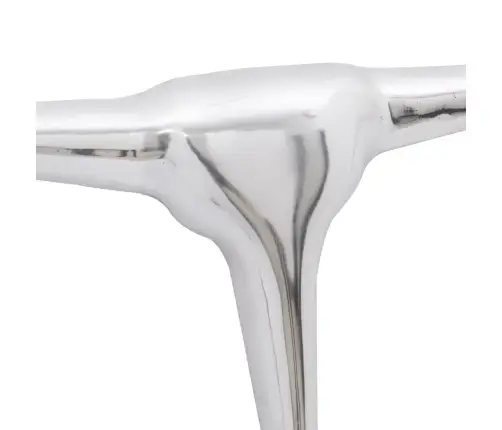 Alumīnija Buļļa Galvas Sienas Dekors, 72 Cm, Sudraba