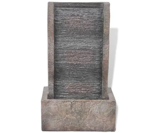 Iekštelpu Strūklaka Ar Led Gaismām, Polirezīns Vidaxl