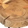Kafijas Galdiņš, 35 Cm, 4 Koka Ripu Dizains, Masīvs Rožkoks Vidaxl Kafijas Galdiņš, 35 Cm, 4 Koka Ripu Dizains, Masīvs Rožkoks Vidaxl
