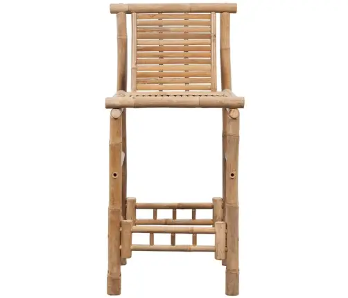 Bāra Krēsli, 2 Gab., Bambuss Vidaxl