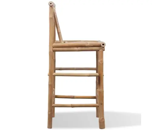 Bāra Krēsli, 2 Gab., Bambuss Vidaxl