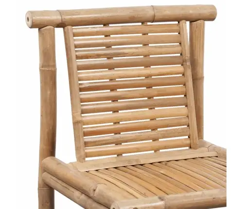 Bāra Krēsli, 2 Gab., Bambuss Vidaxl