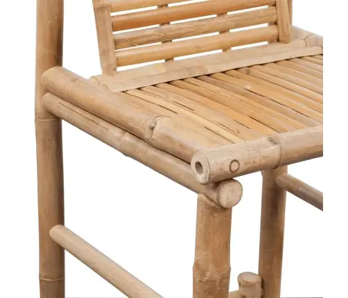 Bāra Krēsli, 2 Gab., Bambuss Vidaxl
