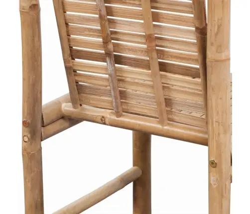 Bāra Krēsli, 2 Gab., Bambuss Vidaxl