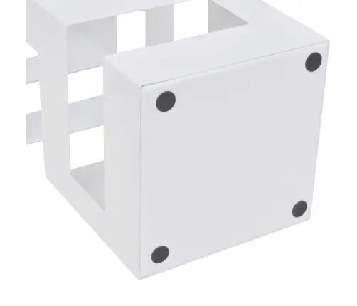 Valge Nelinurkne Vihmavarju/Jalutuskepihoidja, Teras 48,5 Cm