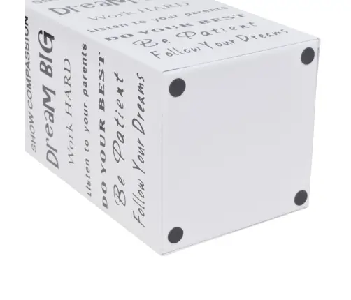 Lietussargu Statīvs / Turētājs, 48.5 Cm, Kvadrāta Forma, Balts