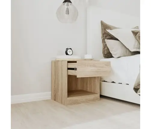 Naktsskapīši Ar Atvilktnēm, 2 Gab., Ozolkoka Krāsa Vidaxl