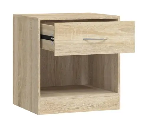 Naktsskapīši Ar Atvilktnēm, 2 Gab., Ozolkoka Krāsa Vidaxl