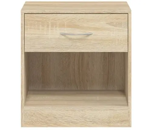 Naktsskapīši Ar Atvilktnēm, 2 Gab., Ozolkoka Krāsa Vidaxl