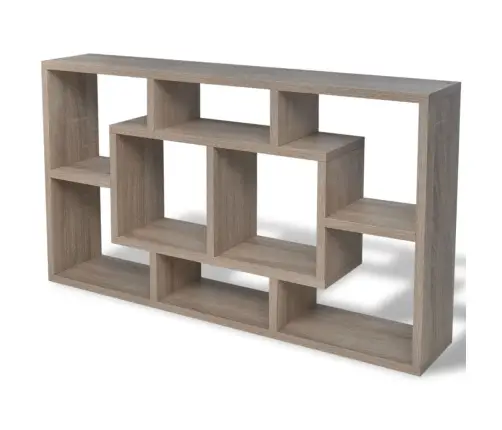 Sienas Plaukts, 8 Nodalījumi, Ozolkoka Krāsa