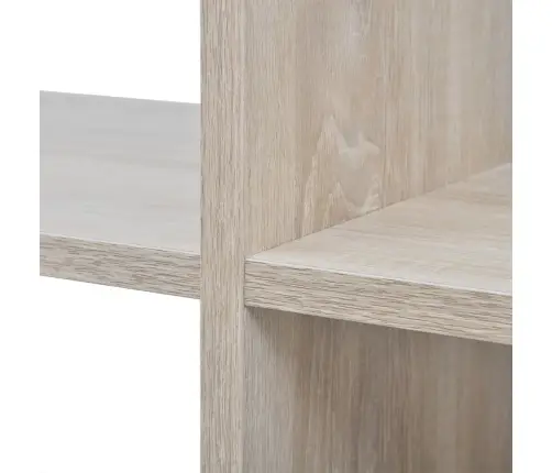 Grāmatu Plaukts, 107 Cm, Kāpņu Dizains, Ozolkoka Krāsā Vidaxl