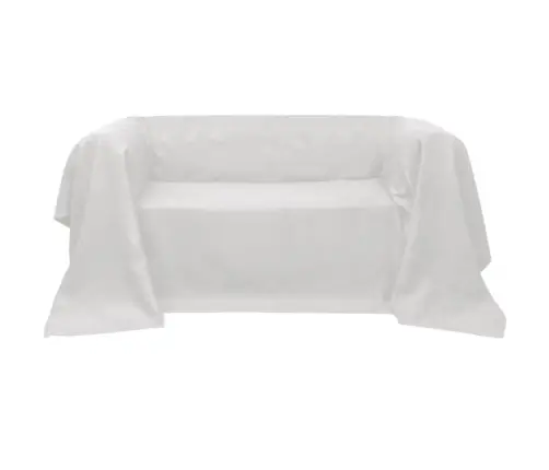 Mikro-Seemisnahast Diivanikate, Kreemjas 140 X 210 Cm