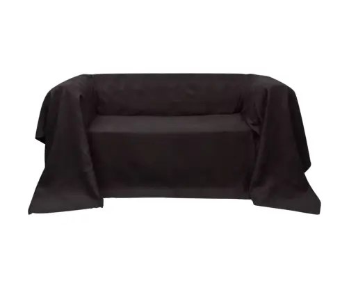 Dīvāna Pārvalks, 140 X 210 Cm, Brūns Zamšs