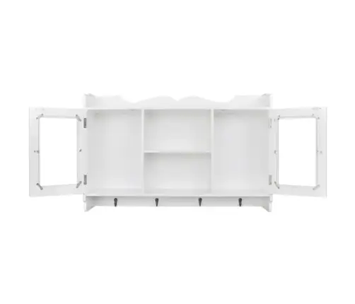 Sieninė Spintelė-Eksponavimo Lentyna, Baltos Spalvos, Mdf