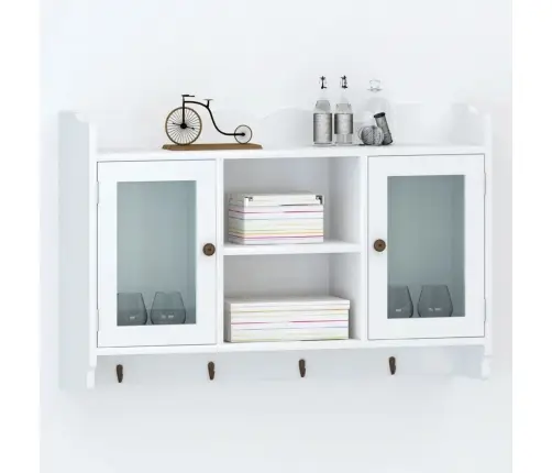 Sieninė Spintelė-Eksponavimo Lentyna, Baltos Spalvos, Mdf