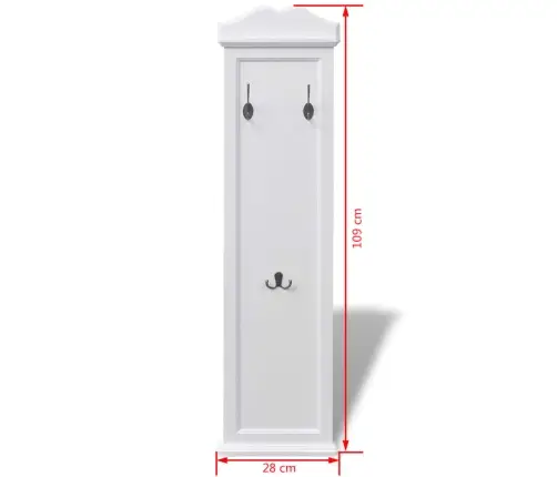 Riidenagi, 2 Tk, Valge