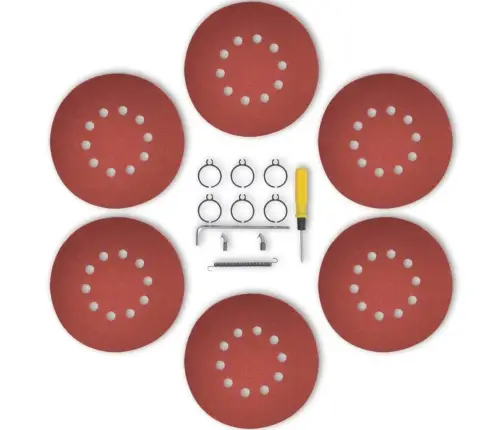 Sienas Slīpmašīna, Sarkana, 750W Vidaxl