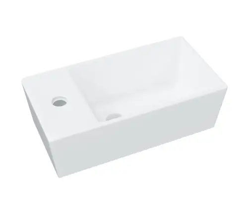 Praustuvas, Baltos Spalvos, 48X25X15cm Keramika