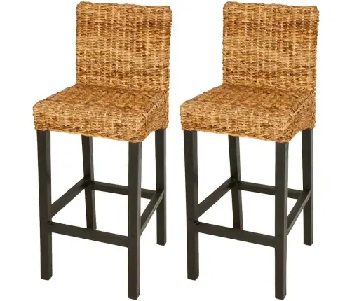 Bāra Krēsli, 2 Gab., Abakas Koks Vidaxl