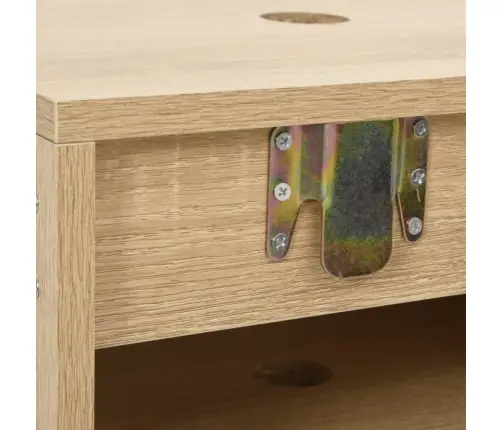 Vonios Baldų Komplektas, 2 Dalių, Ąžuolo, Apdirbta Mediena