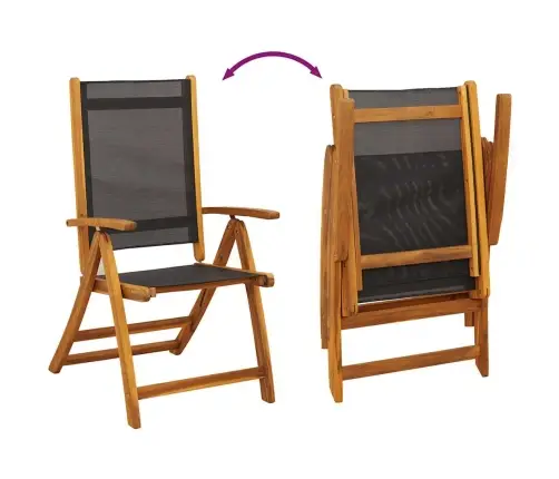 7-Osaline Aiamööblikomplekt, Akaatsiapuit