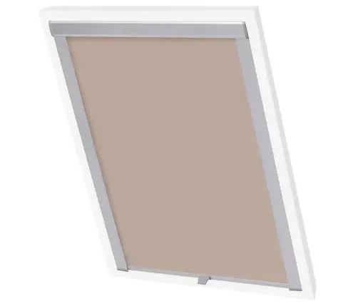 Ruļļu Žalūzijas, C04, Bēšas, Gaismu Necaurlaidīgas  Vidaxl