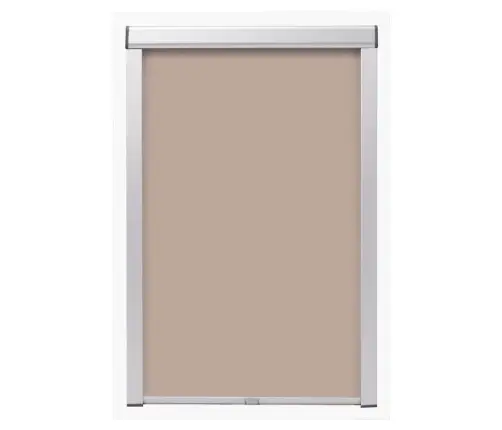 Ruļļu Žalūzijas, C04, Bēšas, Gaismu Necaurlaidīgas  Vidaxl