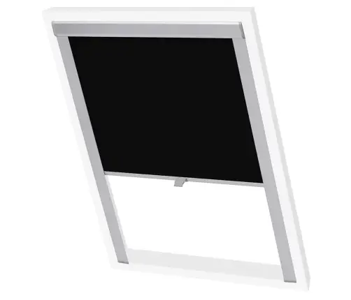 Ruļļu Žalūzijas, M04/304, Melnas, Gaismu Necaurlaidīgas  Vidaxl