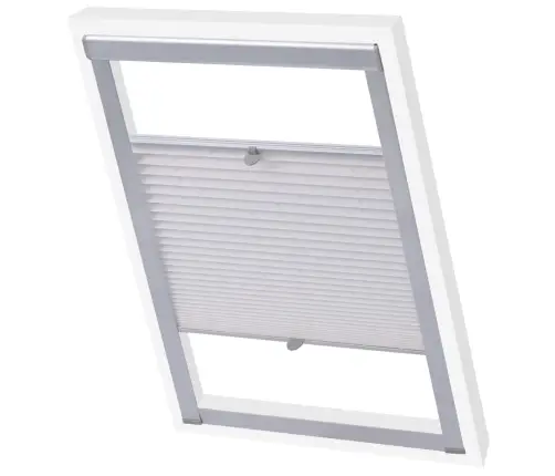 Plisētas Žalūzijas, C02, Baltas  Vidaxl Plisētas Žalūzijas, C02, Baltas  Vidaxl