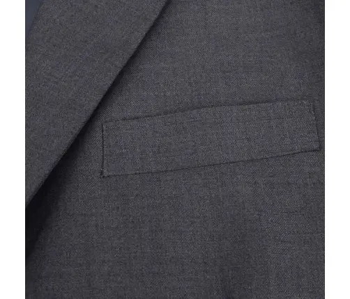 Vīriešu 2 Daļu Uzvalks Pelēka 5 Poliesters Vidaxl