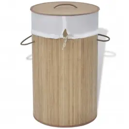 Veļas Grozs, Bambuss, Dabīgā Krāsā Vidaxl