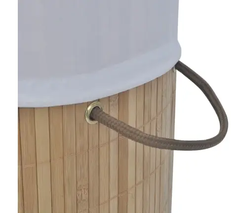 Veļas Grozs, Bambuss, Dabīgā Krāsā Vidaxl