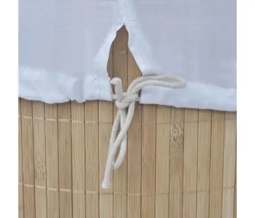 Veļas Grozs, Bambuss, Dabīgā Krāsā Vidaxl