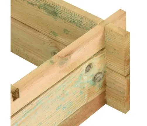 Augstā Puķu Kaste, 90X90X20 Cm, Impregnēts Koks Vidaxl