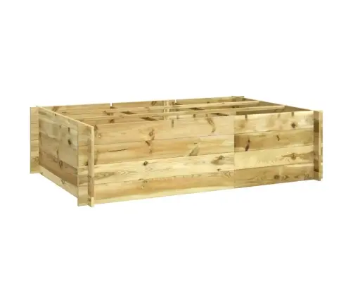 Augstā Puķu Kaste, 150X100X40 Cm, Impregnēts Koks Vidaxl