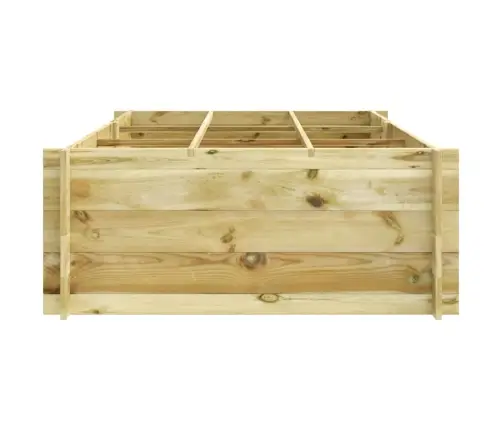 Augstā Puķu Kaste, 150X100X40 Cm, Impregnēts Koks Vidaxl