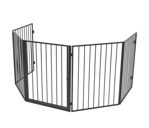 Dzīvnieku Aizsardzības Žogs, Tērauds, Melnā Krāsā Vidaxl