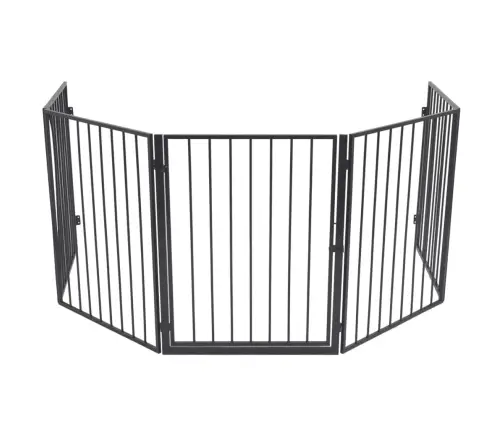 Dzīvnieku Aizsardzības Žogs, Tērauds, Melnā Krāsā Vidaxl