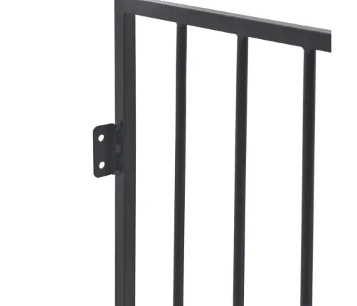 Dzīvnieku Aizsardzības Žogs, Tērauds, Melnā Krāsā Vidaxl