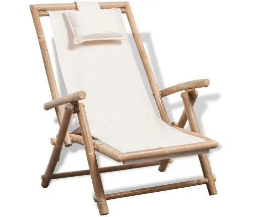 Pludmales Krēsls, Bambuss Vidaxl