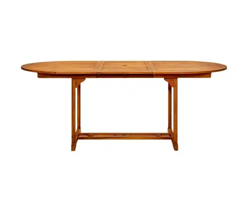 Sodo Stalas, 200X100X75 cm Akacijos Medienos Masyvas