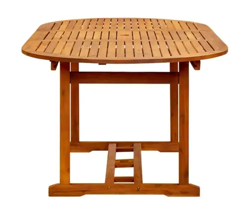 Sodo Stalas, 200X100X75 cm Akacijos Medienos Masyvas