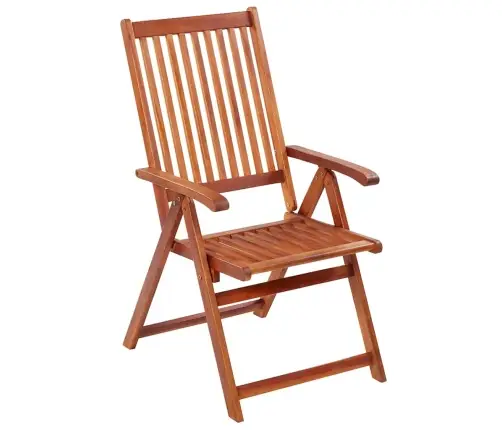 Saliekami Dārza Krēsli, 2 Gab., Akācijas Masīvkoks, Brūni Vidaxl