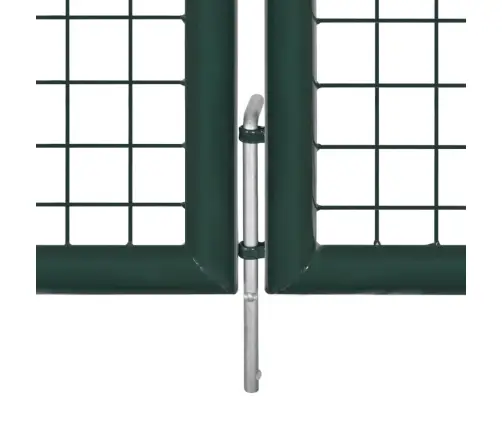 Dubultie Dārza Vārti, Tērauds Ar Pulvekrāsas Pārklājumu Vidaxl