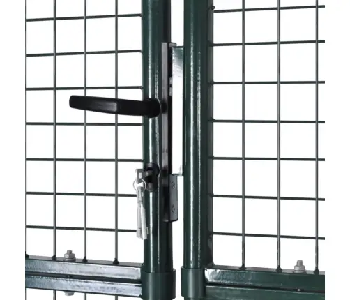 Dubultie Dārza Vārti, Tērauds Ar Pulvekrāsas Pārklājumu Vidaxl