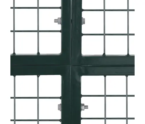 Dubultie Dārza Vārti, Tērauds Ar Pulvekrāsas Pārklājumu Vidaxl