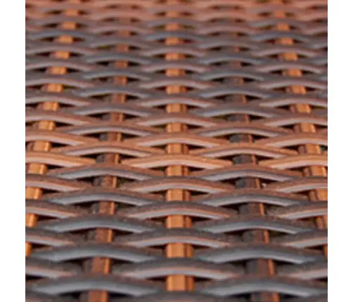 6-Daļīgs Dārza Atpūtas Mēbeļu Komplekts, Brūna Pe Rotangpalma Vidaxl