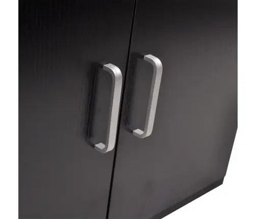 Vannas Istabas Mēbeļu Un Izlietņu Komplekts, 3. Gab., Melns Vidaxl