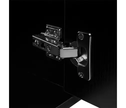 Vannas Istabas Mēbeļu Un Izlietņu Komplekts, 3. Gab., Melns Vidaxl